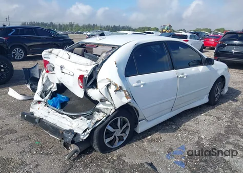 2004 Toyota Corolla S z USA, uszkodzony, nr VIN 1NXBR32E64Z234341